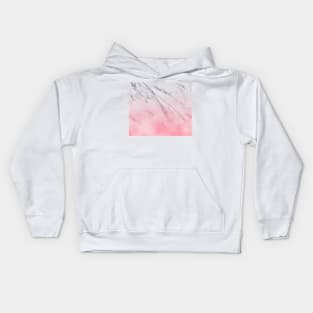 Cotton candy marble Kids Hoodie